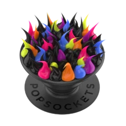 PopSockets Spiky Black Goo -PopSockets Soldes QRX Spiky Black Goo 03 Expanded