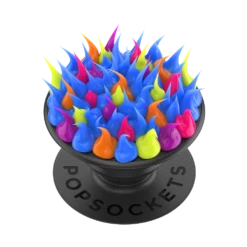 PopSockets Spiky Electric Blue 13 PopSockets Spiky Electric Blue -PopSockets Soldes QRX Spiky Electric Blue 03 Expanded