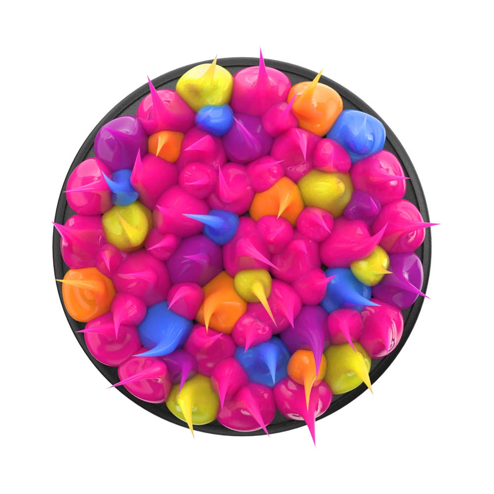 PopSockets Spiky Pink Acid 3 PopSockets Spiky Pink Acid