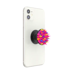 PopSockets Spiky Pink Acid 20 PopSockets Spiky Pink Acid -PopSockets Soldes QRX Spiky Pink20Acid 07 Device White Expanded