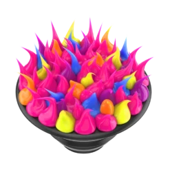 PopSockets Spiky Pink Acid 21 PopSockets Spiky Pink Acid -PopSockets Soldes QRX Spiky Pink20Acid 08 Top Only