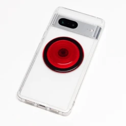 PopSockets Danger Red — PopGrip For MagSafe - Round -PopSockets Soldes Round Red Popsocket Ecosystem Lifestyle A