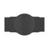 PopSockets PopGrip Slide Stretch Knurled Texture On Black With Square Edges -PopSockets Soldes Slide OSFM Knurled Texture Black 01B Front Collapsed