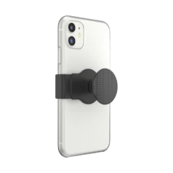 PopSockets PopGrip Slide Stretch Knurled Texture On Black With Square Edges -PopSockets Soldes Slide OSFM Knurled Texture Black 04B 34 Expanded Device