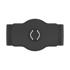 PopSockets PopGrip Slide Stretch Black With Rounded Edges -PopSockets Soldes Slide Stretch Black 01A Front