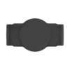 PopSockets PopGrip Slide Stretch Black With Rounded Edges -PopSockets Soldes Slide Stretch Black 01B Front Collapsed