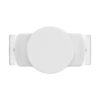 PopSockets PopGrip Slide Stretch White With Rounded Edges -PopSockets Soldes Slide Stretch White 01B Front Collapsed