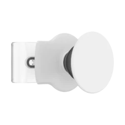 PopSockets PopGrip Slide Stretch White With Rounded Edges -PopSockets Soldes Slide Stretch White 04A 34 Expanded