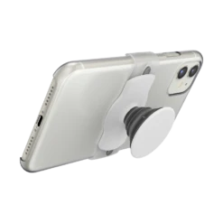 PopSockets PopGrip Slide Stretch White With Rounded Edges -PopSockets Soldes Slide Stretch White 07 Landscape Device