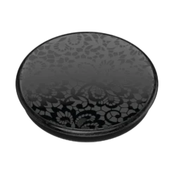 PopSockets Lace Noir -PopSockets Soldes Spot Gloss Lace Noir BK 02 Collapsed
