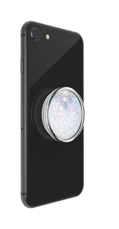 PopSockets Tidepool Halo White -PopSockets Soldes Tidepool Halo White 04 Device Black Collapsed