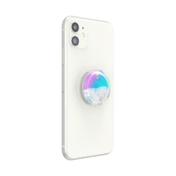 PopSockets Tidepool Bubble Blue -PopSockets Soldes Tidepool Blue Bubbles 06 Device White Collapsed