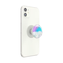 PopSockets Tidepool Bubble Blue -PopSockets Soldes Tidepool Blue Bubbles 07 Device White Expanded