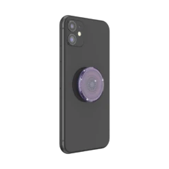 PopSockets Translucent Glitter Lavender -PopSockets Soldes Translucent Glitter Lavendar 04 Device Black Collapsed