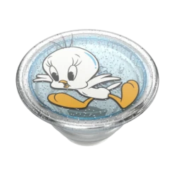 PopSockets Glitter Translucent Fly, Tweety! -PopSockets Soldes Translucent Fly Tweety Gloss 08 Top Only