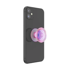 PopSockets Translucent Iridescent Pink -PopSockets Soldes Translucent Iridescent Pink 05 Device Black Expanded