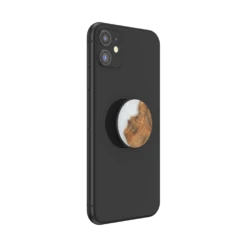 PopSockets Wood Resin Pearl 14 PopSockets Wood Resin Pearl -PopSockets Soldes Wood Resin Pearl White 04 Device Black Collapsed
