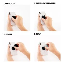 PopSockets Backspin Aluminum 45 RPM -PopSockets Soldes popgrip static2